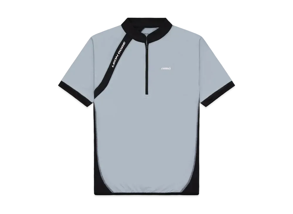 Aime Leon Dore Zip Cycling Shirt "Blue"