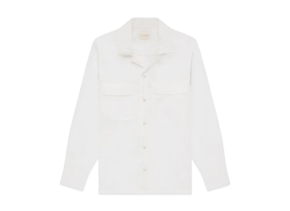 Aime Leon Dore Ripstop Nylon Safari Shirt "White"