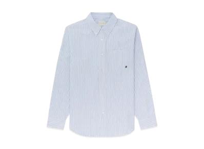 Aime Leon Dore Striped Crest Oxford Shirt "Blue"