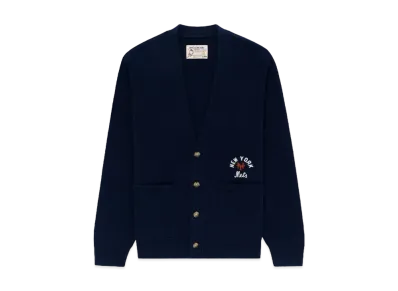 Aime Leon Dore x New York Mets Merino Cardigan "Navy"