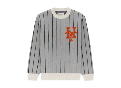 Aime Leon Dore x New York Mets Pinstripe Sweater "Grey"