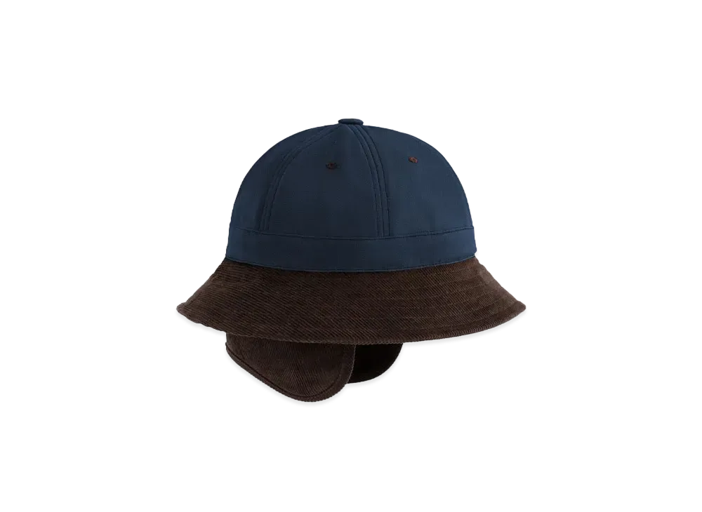 Aime Leon Dore Earflap Bell Bucket Hat "Navy&Brown"