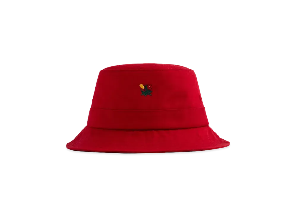 Aime Leon Dore Brushed Crest Bucket Hat "Red"