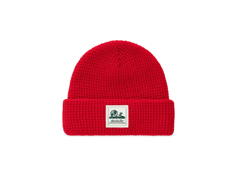 Aime Leon Dore Waffle Knit Beanie "Red"