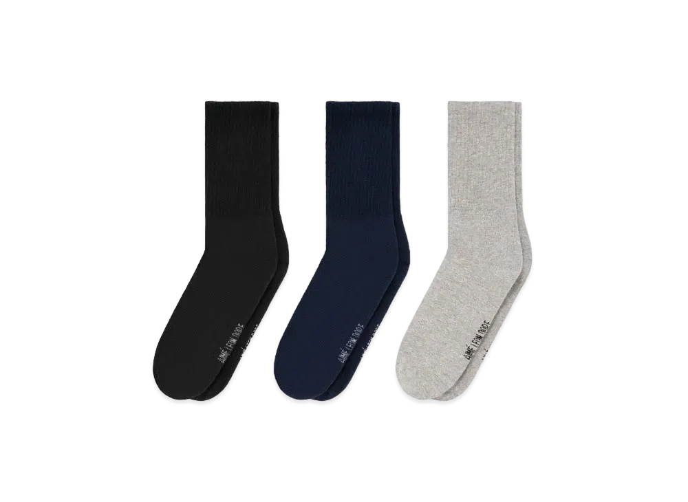 Aime Leon Dore Crew Sock 3-Pack "Multi"