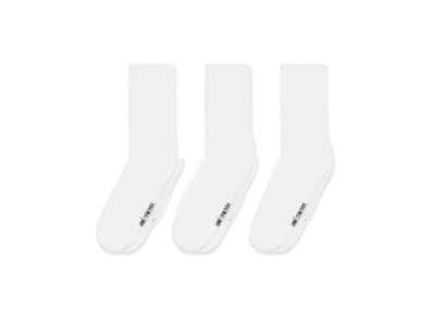 Aime Leon Dore Crew Sock 3-Pack "White"