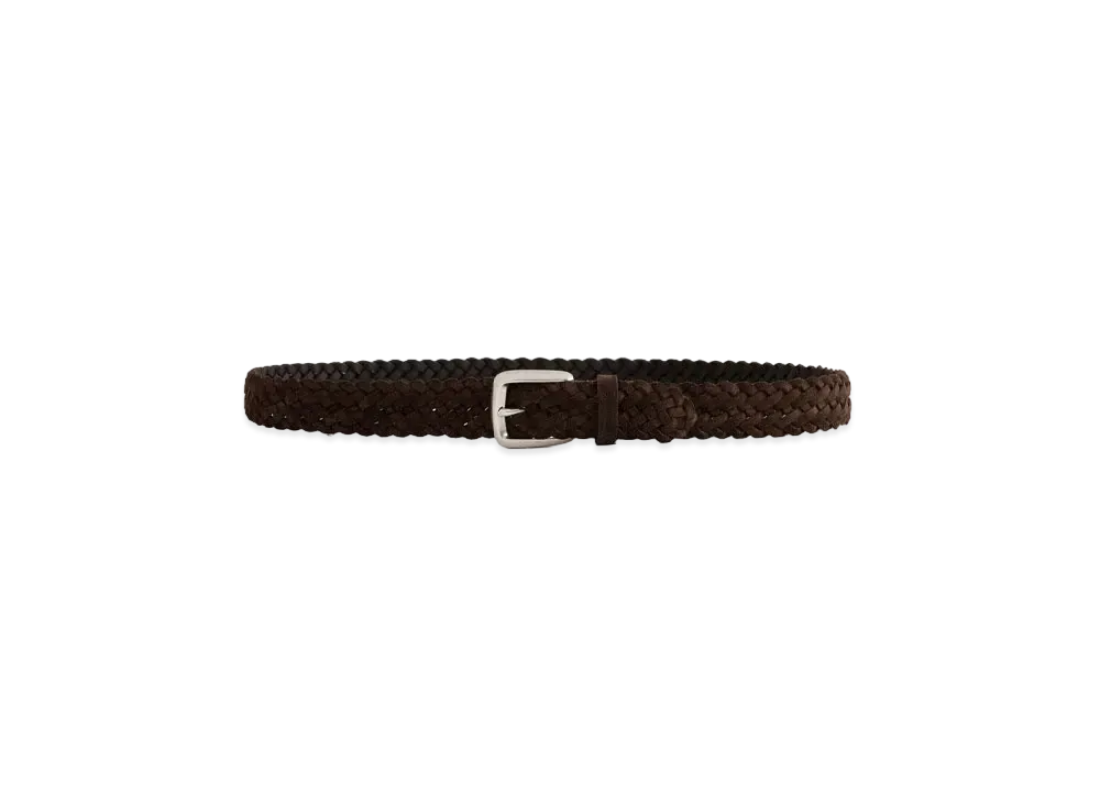 Aime Leon Dore Braided Suede Belt "Brown"