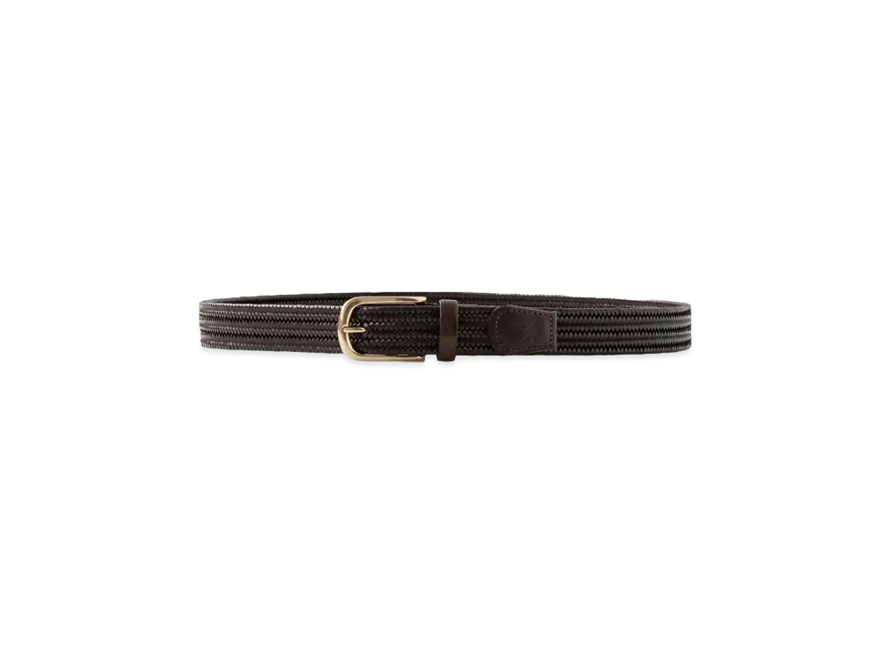 Aime Leon Dore Braided Leather Belt "Brown"