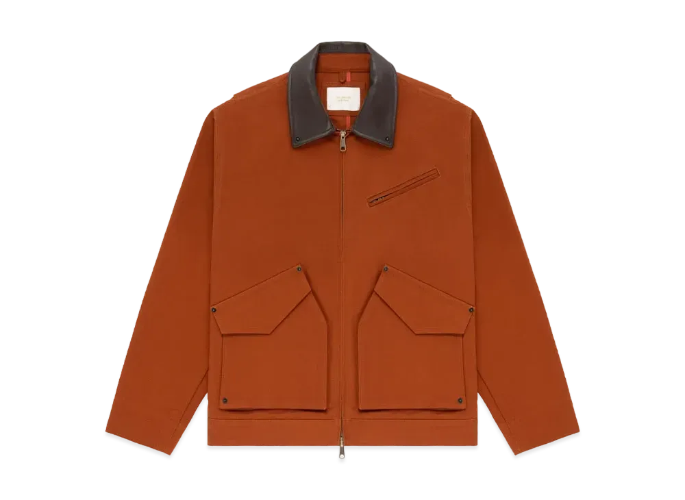 Aime Leon Dore Canvas Flight Jacket "Orange"