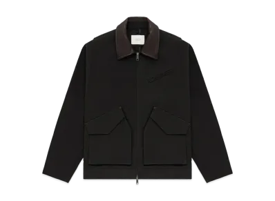 Aime Leon Dore Canvas Flight Jacket "Black"