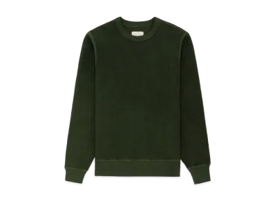Aime Leon Dore Herringbone Terry Crewneck Sweatshirt "Green"