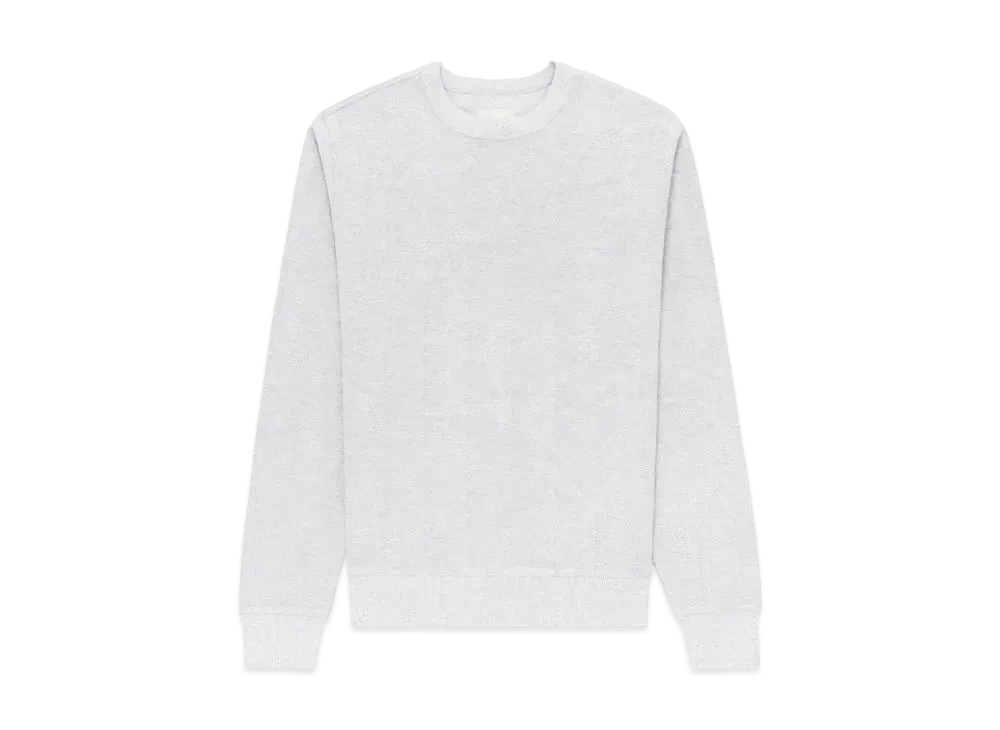 Aime Leon Dore Herringbone Terry Crewneck Sweatshirt "Oatmeal"