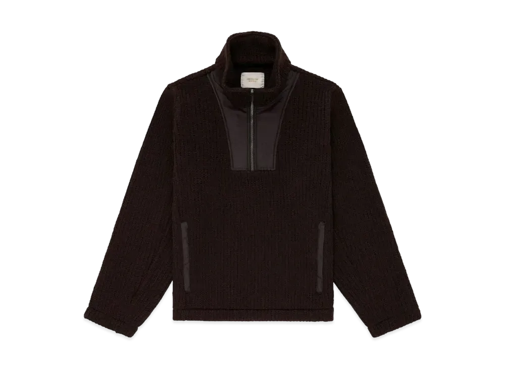 Aime Leon Dore Paneled Half-Zip Pullover "Brown"