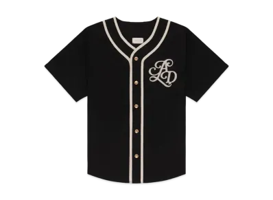 Aime Leon Dore Monogram Baseball Jersey "Black"