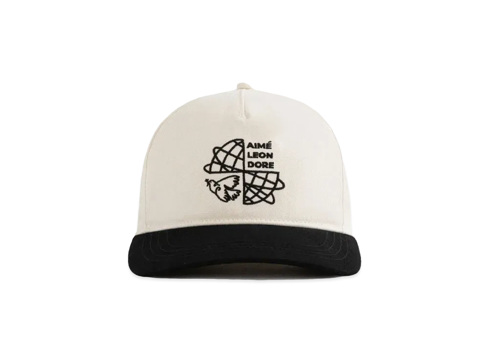 Aime Leon Dore Dove Logo Hat "Cream&Black"
