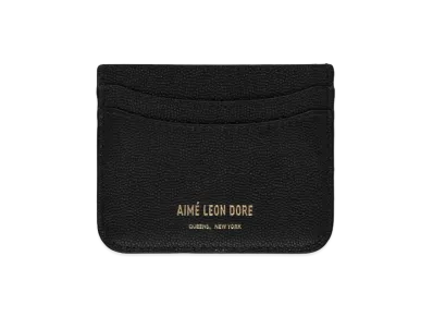 Aime Leon Dore Caviar Leather Card Holder "Black"