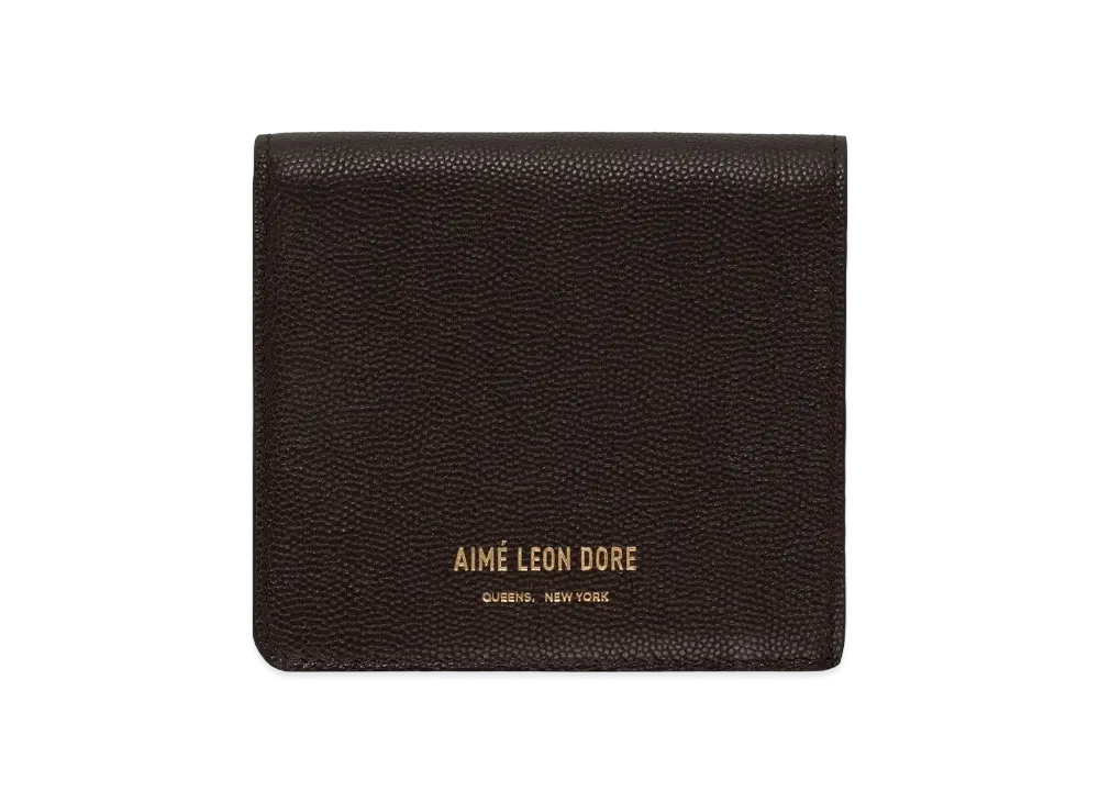 Aime Leon Dore Caviar Leather Bi-Fold Wallet "Brown"