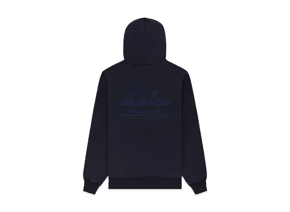 Aime Leon Dore Tonal Unisphere Hoodie "Navy"