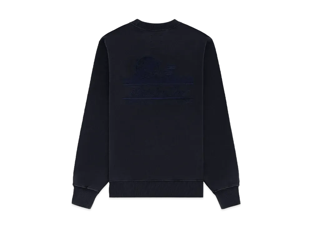 Aime Leon Dore Tonal Unisphere Crewneck Sweatshirt "Navy"