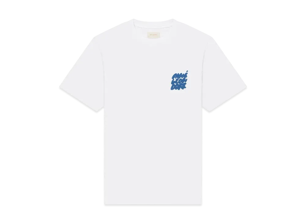Aime Leon Dore Stacked Logo Tee "White"