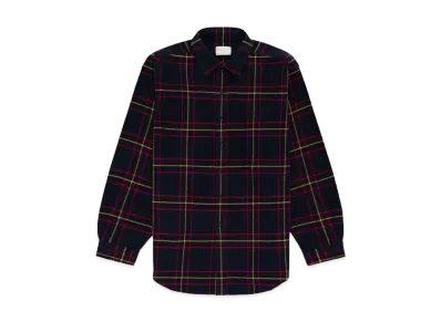 Aime Leon Dore Plaid Cotton Overshirt "Navy"