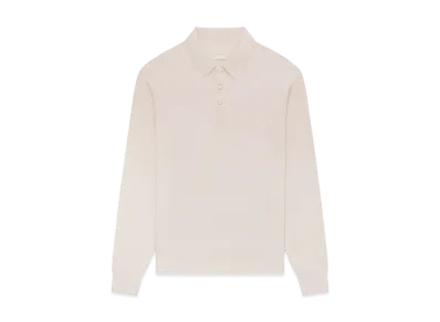 Aime Leon Dore Long-Sleeve Pearl Button Polo "Cream"