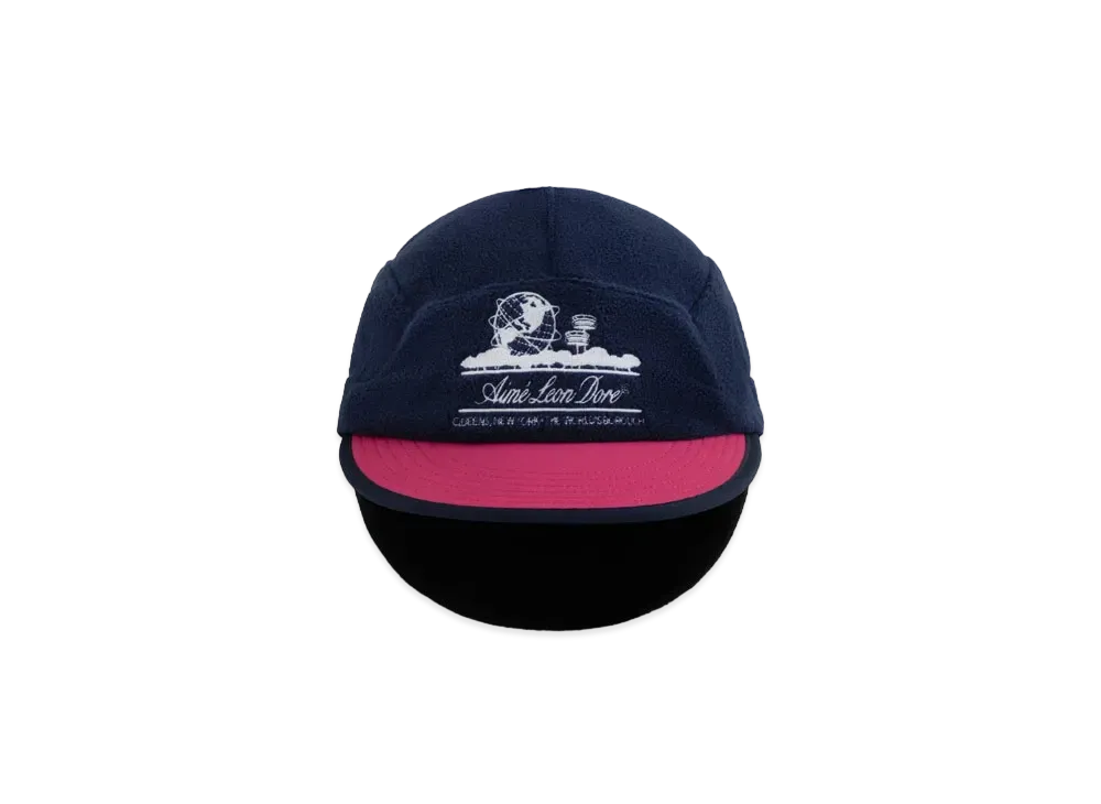 Aime Leon Dore Unisphere Fleece Earflap Hat "Navy"