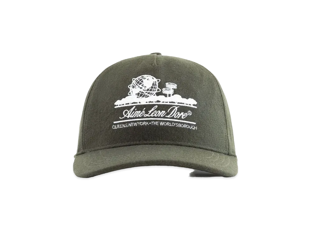 Aime Leon Dore Wool Unisphere Hat "Olive"