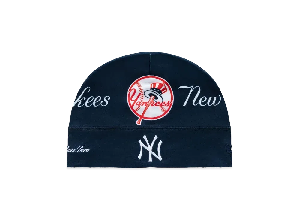 Aime Leon Dore x New Era Yankees Fleece Skull Cap "Navy"