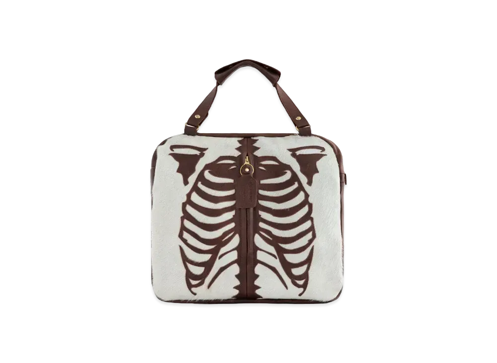 Aime Leon Dore x Vanson Pony Hair Bones Bag "Brown&Cream"
