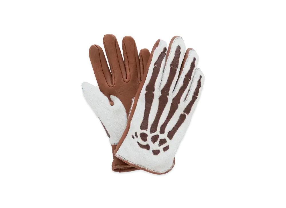 Aime Leon Dore x Vanson Bones Gloves "Brown&Cream"