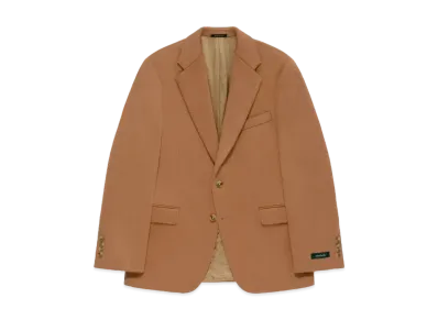 Aime Leon Dore Single-Breasted Wavy Wool Suit Jacket "Tan"