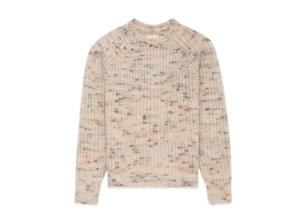Aime Leon Dore Flecked Alpaca Crewneck Sweater "Cream"