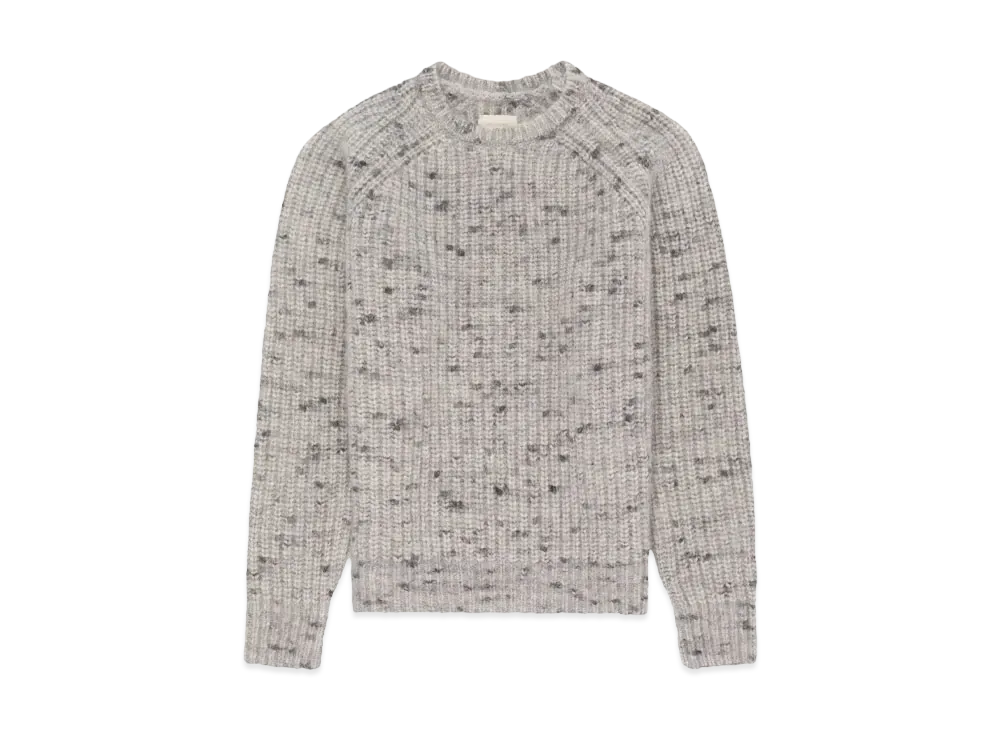 Aime Leon Dore Flecked Alpaca Crewneck Sweater "Grey"
