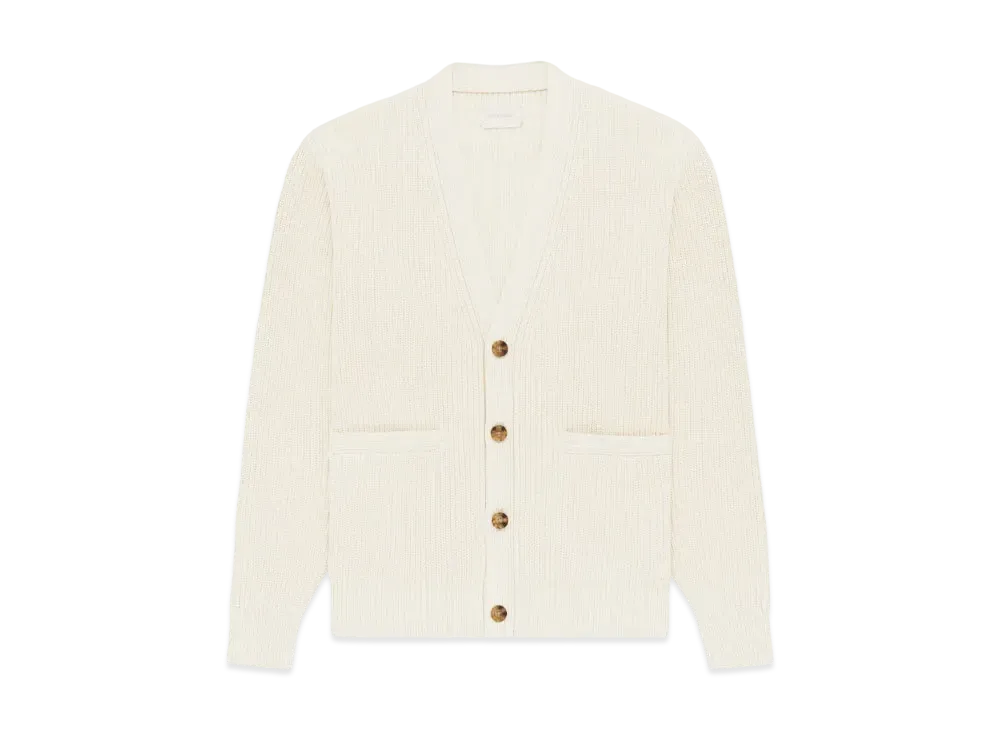 Aime Leon Dore Shaker Stitch Cardigan "Cream"