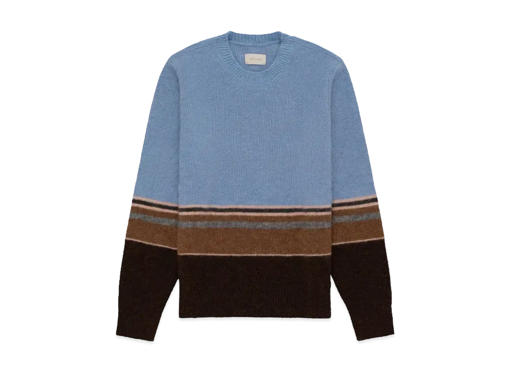 Aime Leon Dore Striped Alpaca Crewneck Sweater "Multi"