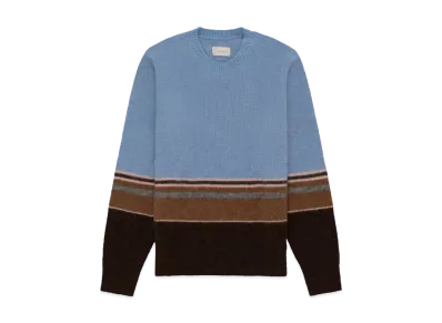 Aime Leon Dore Striped Alpaca Crewneck Sweater "Multi"