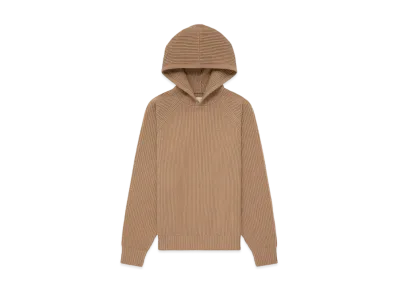 Aime Leon Dore Ribbed Knit Hoodie "Tan"
