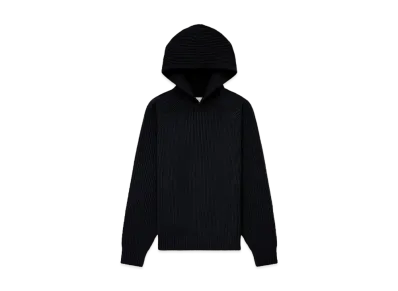 Aime Leon Dore Ribbed Knit Hoodie "Navy"