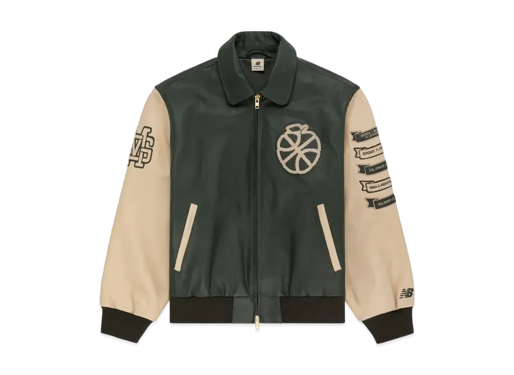 Aime Leon Dore x New Balance SONNY NY Tournament Jacket "Green&Cream"