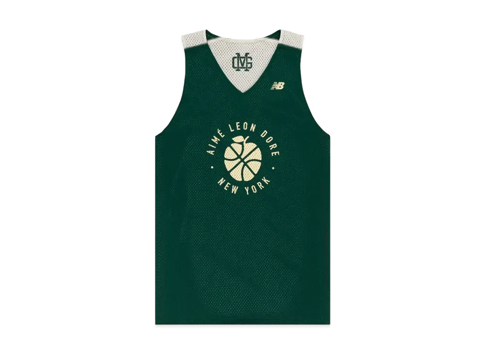 Aime Leon Dore x New Balance SONNY NY Reversible Jersey "Green&Cream"