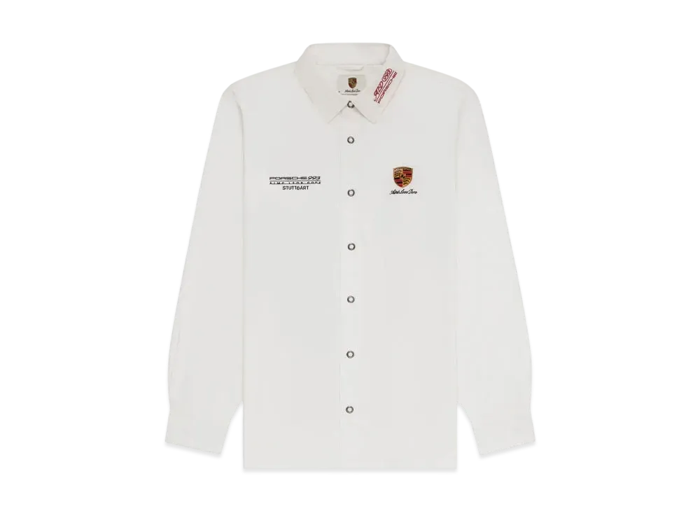 Aime Leon Dore x Porsche 993 Turbo Mechanic Shirt "White"