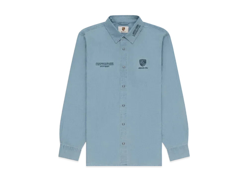 Aime Leon Dore x Porsche 993 Turbo Mechanic Shirt "Blue"