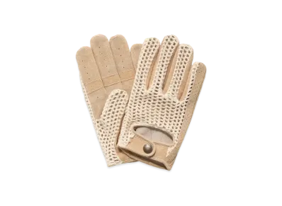 Aime Leon Dore x Porsche 993 Turbo Crochet Driving Gloves "Beige"