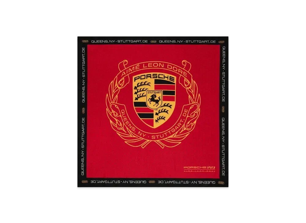 Aime Leon Dore x Porsche 993 Turbo Silk Bandana "Multi"