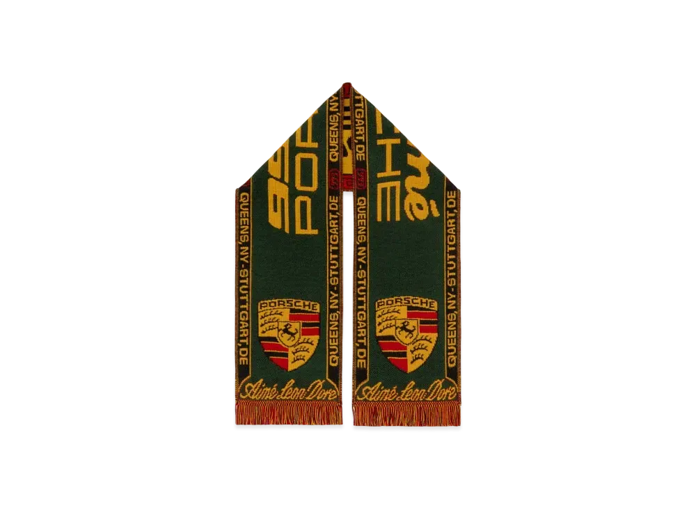 Aime Leon Dore x Porsche 993 Turbo Wool Souvenir Scarf "Multi"