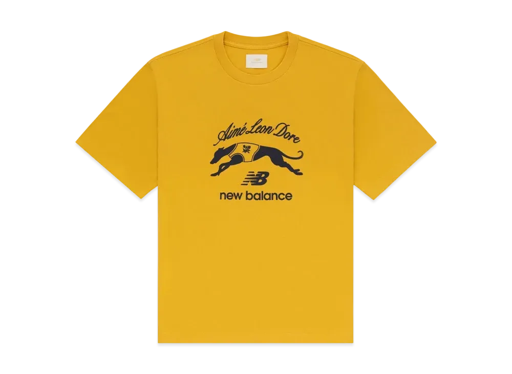Aime Leon Dore x New Balance 997 Logo Tee "Yellow"