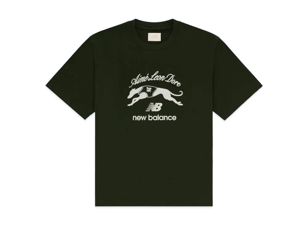 Aime Leon Dore x New Balance 997 Logo Tee "Green"