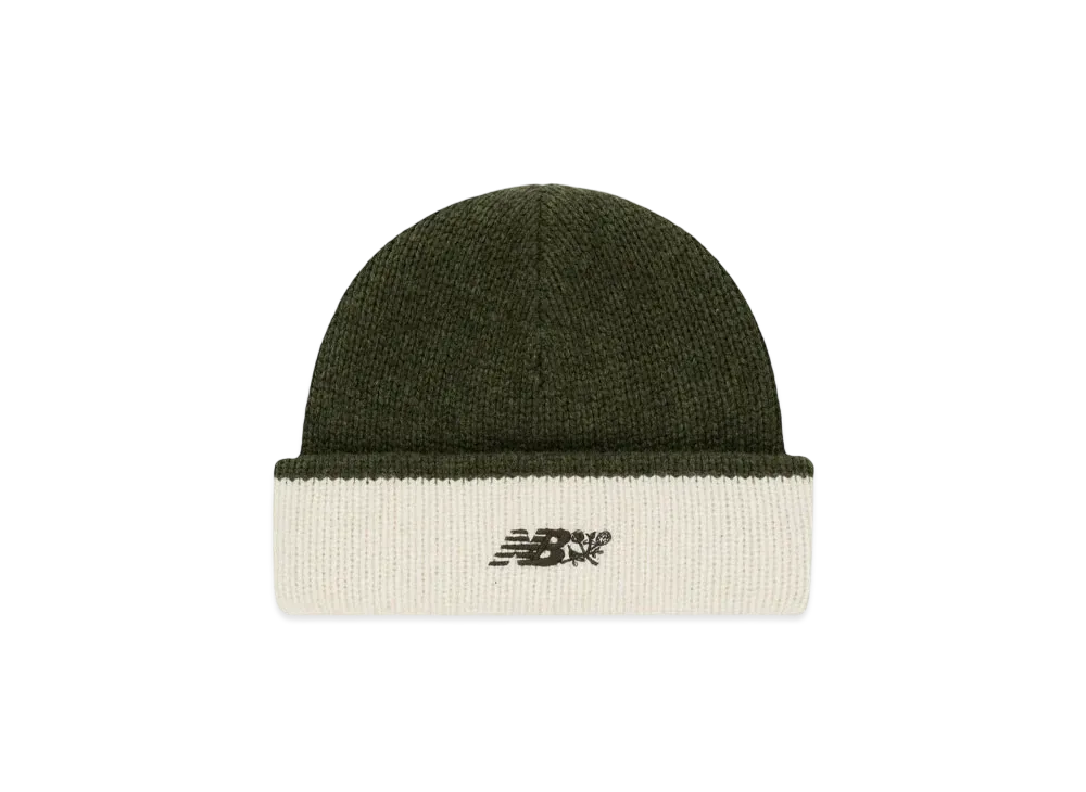 Aime Leon Dore x New Balance 997 Two Tone Wool Beanie "Green"