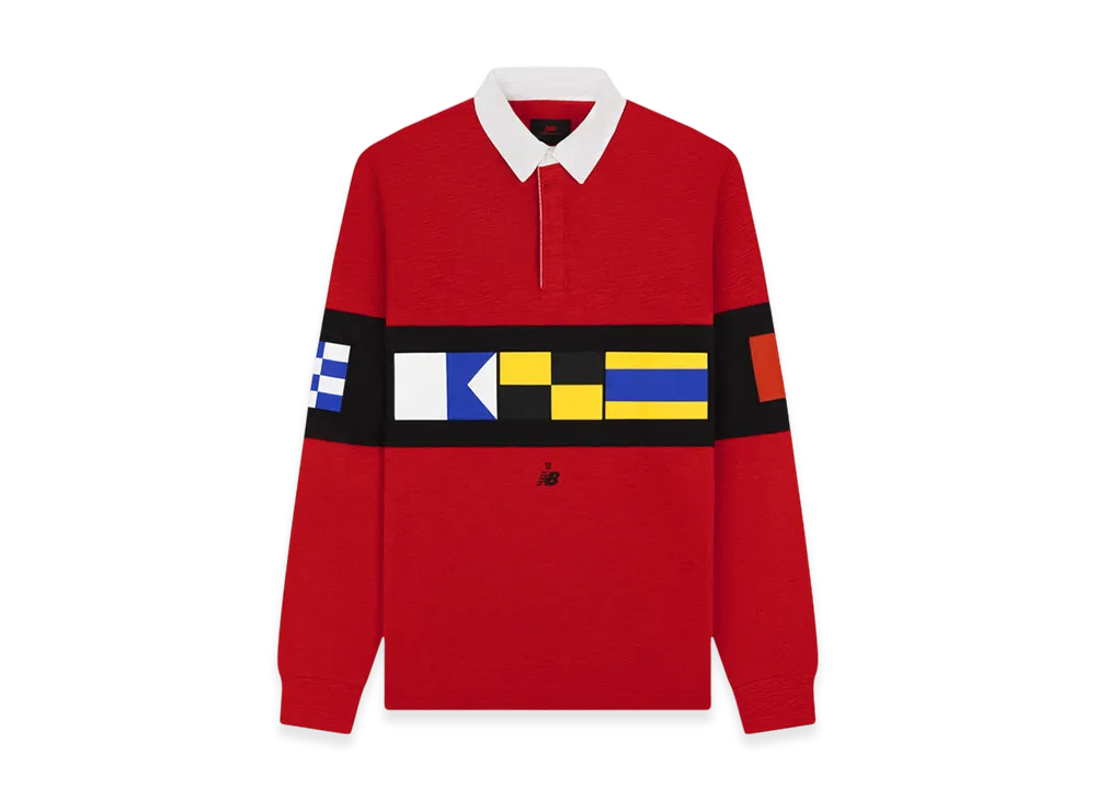 Aime Leon Dore x New Balance 991 Signal Rugby "Equestrian red"